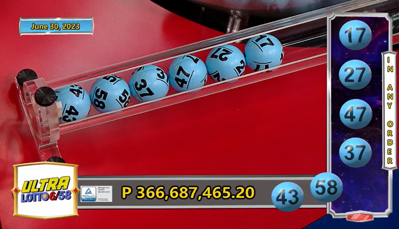 Ticket sold in Nueva Ecija wins P366-M Ultra Lotto 6/58 jackpot - PCSO - Pinas Times
