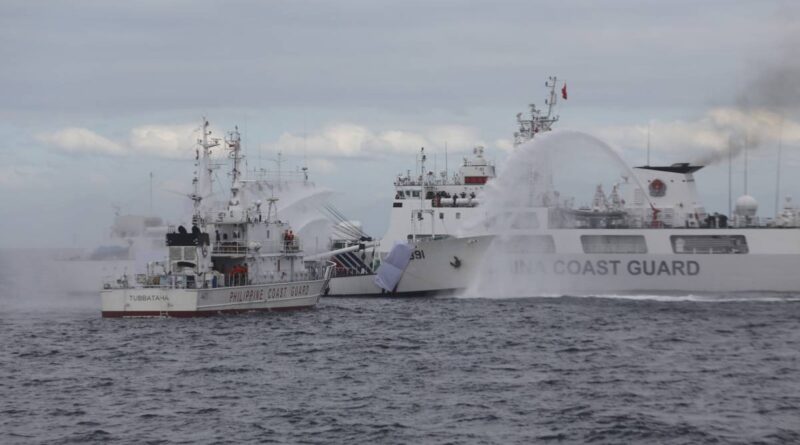 Chinese ship water cannons PH vessel anew on resupply mission in Ayungin