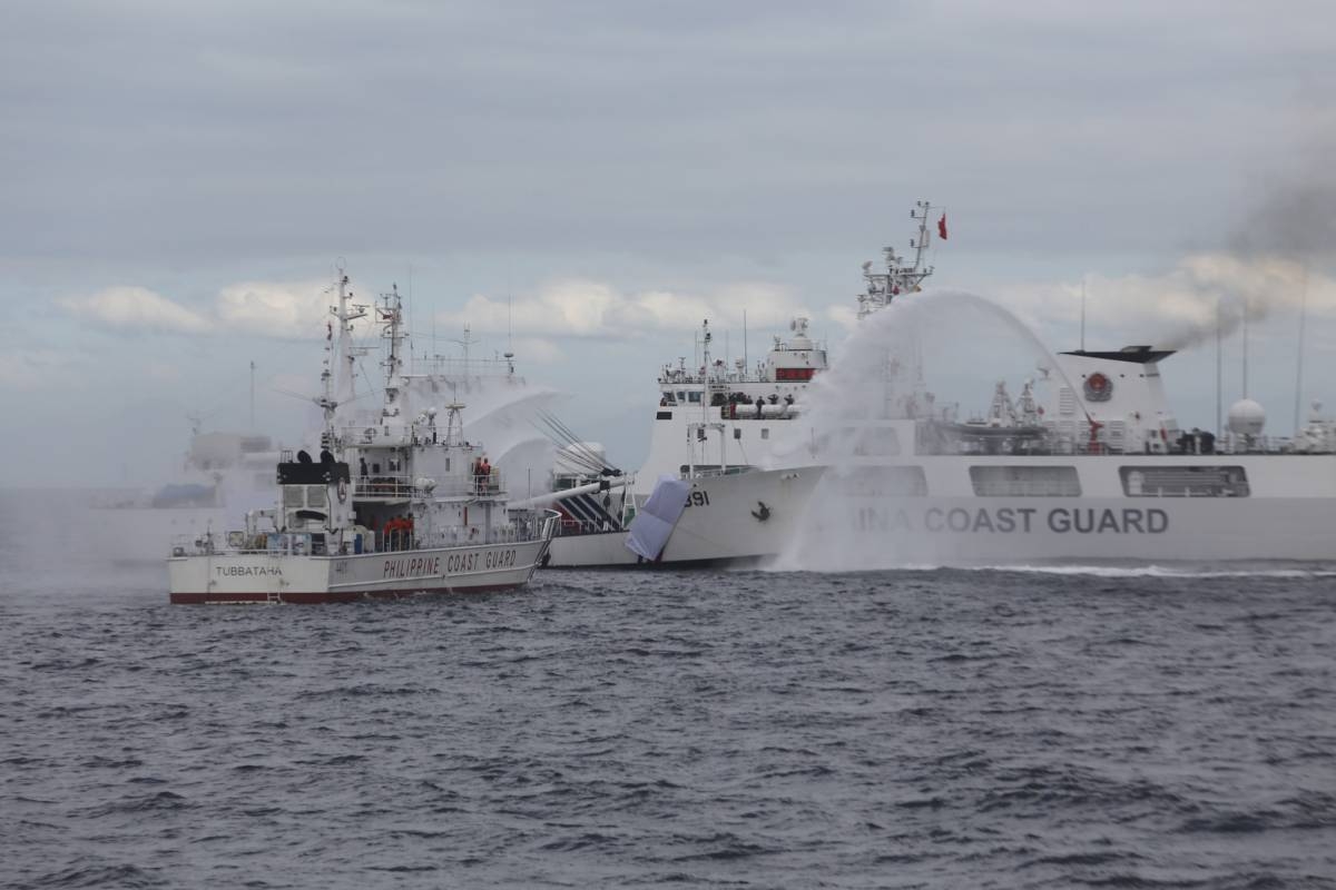 Chinese ship water cannons PH vessel anew on resupply mission in Ayungin - Pinas Times