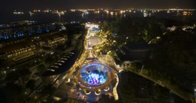 At Singapore’s Sentosa Island, walking is made fun with this new immersive walkway attraction