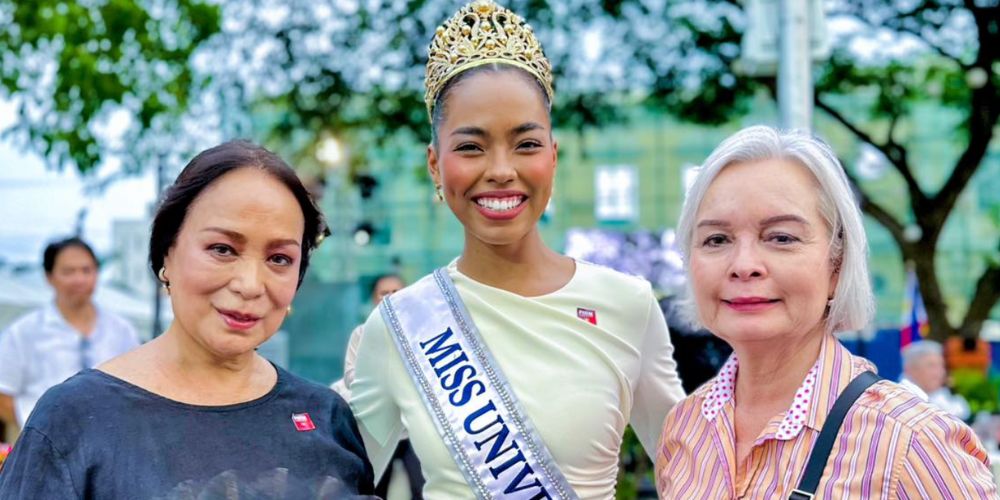 Chelsea Manalo poses for snaps with Gloria Diaz and Margie Moran - Pinas Times