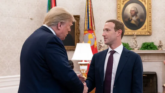 Mark Zuckerberg and Donald Trump Share Dinner Together