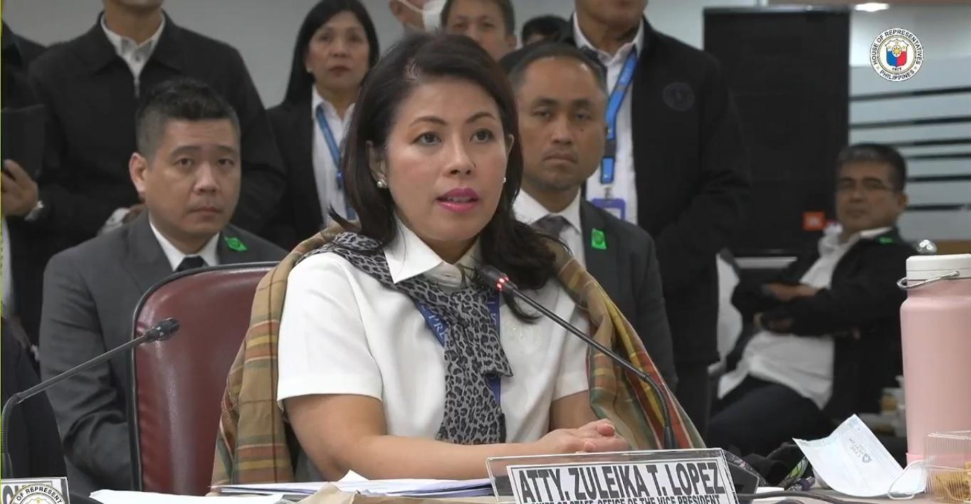 Sara Duterte: Zuleika Lopez to Fight House Detention