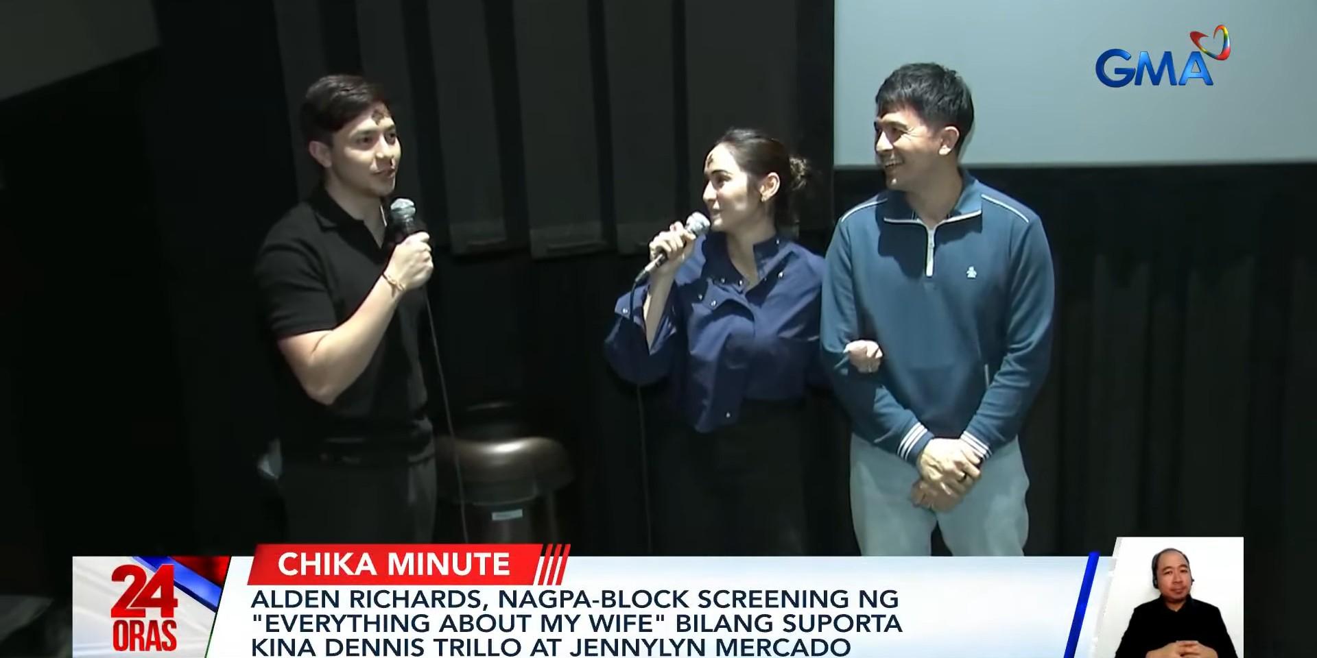 Alden Richards Hosts Special Screening for Dennis & Jennylyn’s Film - Pinas Times