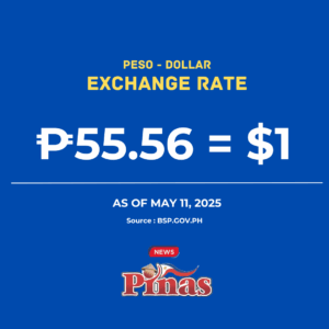 Philippine Peso Exchange Rates: MAY 11, 2025 - Pinas Times