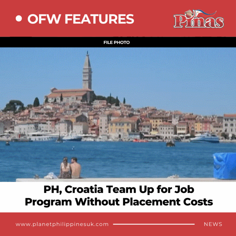 PH, Croatia Team Up for Job Program Without Placement Costs