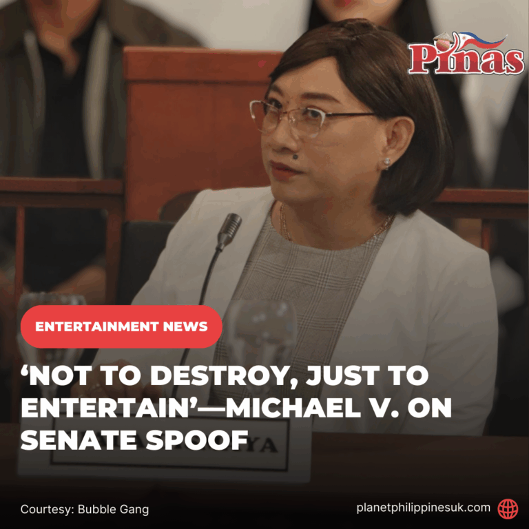 ‘Not to Destroy, Just to Entertain’—Michael V. on Senate Spoof