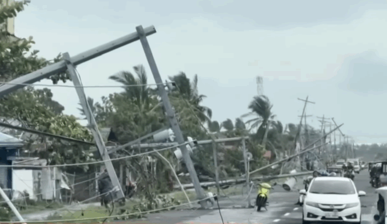 DOE: Power Restoration in Uwan-Hit Areas May Take a Month