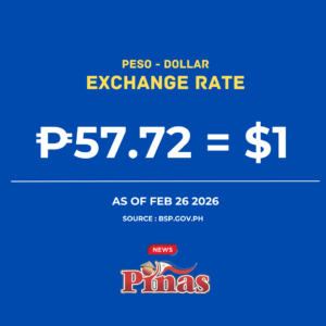 Exchange Rates Snapshot — PHP vs Top 15 Currencies (February 26, 2026)