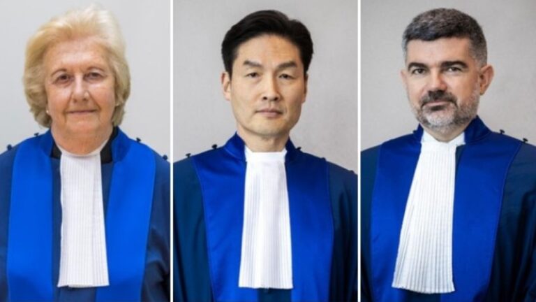 Who are the ICC judges assigned to Rodrigo Duterte's trial?